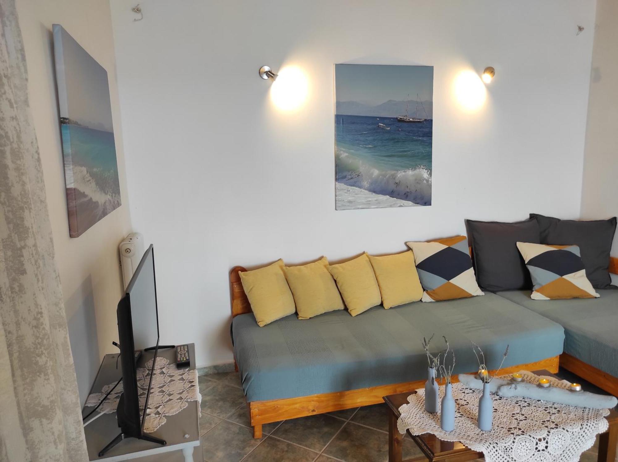 Tas Millstone Seaside House Villa Marathiás Eksteriør bilde